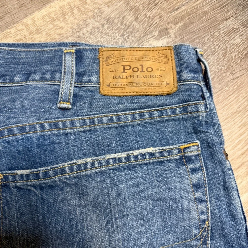 Polo Ralph Lauren Mens Straight Leg Medium Wash Blue Denim Jeans 40x30 RN41381